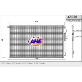 Comprar Condensador, aire acondicionado de AHE 43026 a bajo precio de 103,74 €