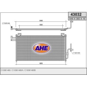 Compre Condensador de aire acondicionado de AHE online para Premacy Furgón (CP) a precios moderados