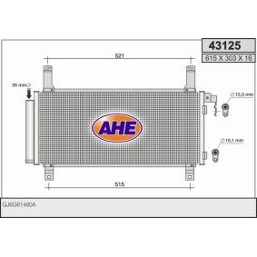 Comprar Condensador, aire acondicionado de AHE 43125 a bajo precio de 141,35 €
