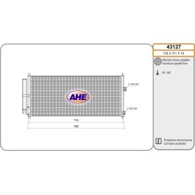 Klimakondensator 43127 von AHE günstig für 93,04 € online kaufen