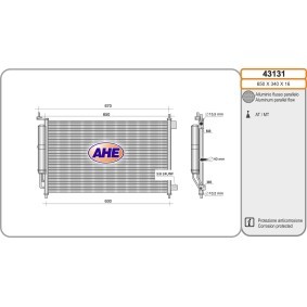 Klimakondensator 43131 von AHE günstig für 161,29 € online kaufen