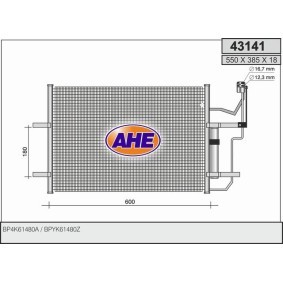 Comprar Condensador, aire acondicionado de AHE 43141 a bajo precio de 182,76 €