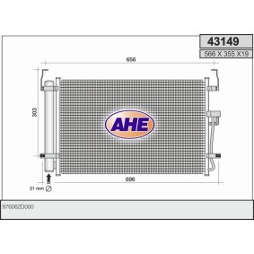 Klimakondensator 43149 von AHE günstig für 157,53 € online kaufen