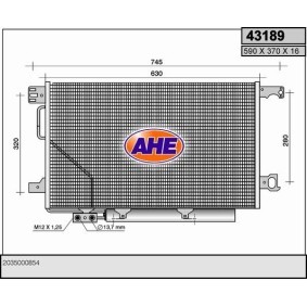 Klimakondensator 43189 von AHE günstig für 167,67 € online kaufen