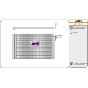 Klimakondensator 43193 von AHE günstig für 215,48 € online kaufen