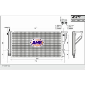 Klimakondensator 43277 von AHE günstig für 169,43 € online kaufen
