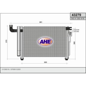 Klimakondensator 43279 von AHE günstig für 98,41 € online kaufen