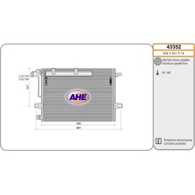 Acquista Condensatore climatizzatore da AHE 43352 a buon mercato per soli 239,42 €