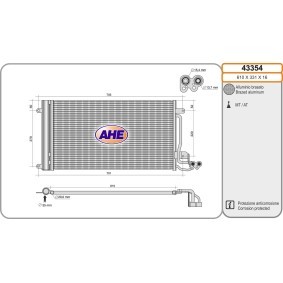 Acquista Condensatore climatizzatore da AHE 43354 a buon mercato per soli 123,37 €