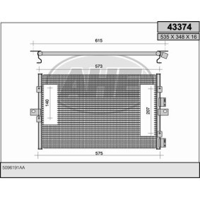 Comprar Condensador, aire acondicionado de AHE 43374 a bajo precio de 205,31 €