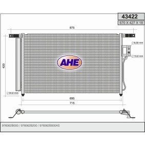 Klimakondensator 43422 von AHE günstig für 169,54 € online kaufen