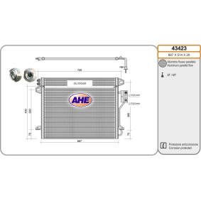 Comprar Condensador, aire acondicionado de AHE 43423 a bajo precio de 170,99 €