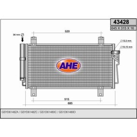 Comprar Condensador, aire acondicionado de AHE 43428 a bajo precio de 171,20 €