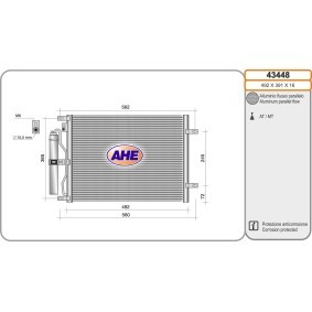 Klimakondensator 43448 von AHE günstig für 143,96 € online kaufen