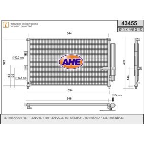 Acquista Condensatore climatizzatore da AHE 43455 a buon mercato per soli 182,61 €