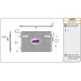 Compre Condensador, ar condicionado da AHE 43472 a um preço baixo por 114,90 €
