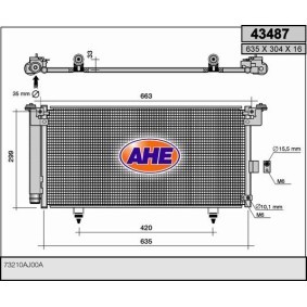 Comprar Condensador, aire acondicionado de AHE 43487 a bajo precio de 210,79 €