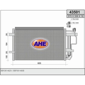 Comprar Condensador, aire acondicionado de AHE 43501 a bajo precio de 165,04 €