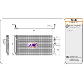 Klimakondensator 43509 von AHE günstig für 157,92 € online kaufen