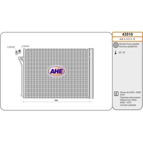 Klimakondensator 43510 von AHE günstig für 179,61 € online kaufen