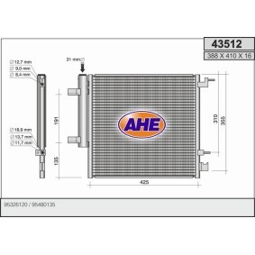 Klimakondensator 43512 von AHE günstig für 151,63 € online kaufen