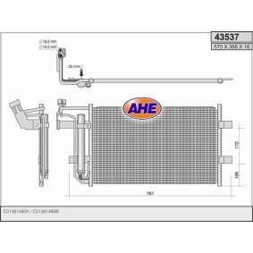 Comprar Condensador, aire acondicionado de AHE 43537 a bajo precio de 171,75 €