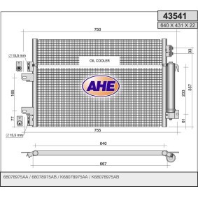 Compre Condensador, ar condicionado da AHE 43541 a um preço baixo por 193,13 €