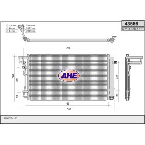 Compre Condensador, ar condicionado da AHE 43566 a um preço baixo por 176,23 €