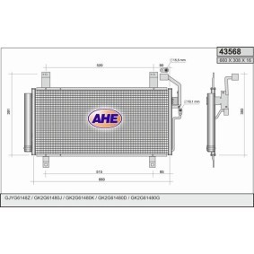 Comprar Condensador, aire acondicionado de AHE 43568 a bajo precio de 152,41 €
