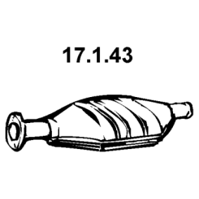 Katalysator 17.1.43 von EBERSPÄCHER günstig für 473,35 € online kaufen