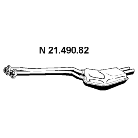 Comprar Silenciador trasero de EBERSPÄCHER 21.490.82 a bajo precio de 480,74 €