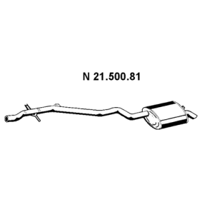 Comprar Silenciador trasero de EBERSPÄCHER 21.500.81 a bajo precio de 393,90 €