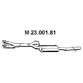 Mittelschalldämpfer 23.001.81 von EBERSPÄCHER günstig für 196,04 € online kaufen