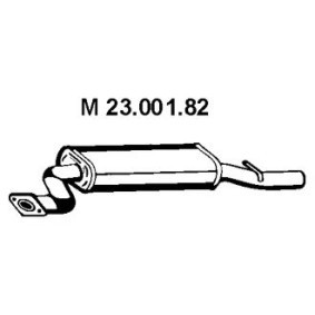 Mittelschalldämpfer 23.001.82 von EBERSPÄCHER günstig für 97,82 € online kaufen