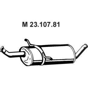 Mittelschalldämpfer 23.107.81 von EBERSPÄCHER günstig für 215,87 € online kaufen