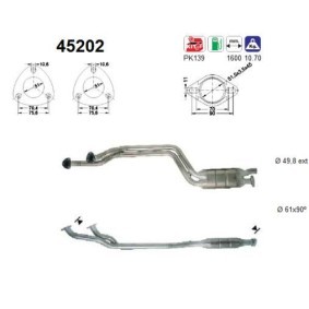 Katalysator 45202 von AS günstig für 394,75 € online kaufen