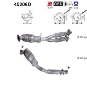 Katalysator 45206D von AS günstig für 241,21 € online kaufen
