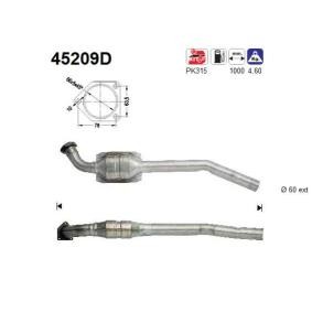 Katalysator 45209D von AS günstig für 129,72 € online kaufen