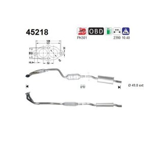 Katalysator 45218 von AS günstig für 322,67 € online kaufen
