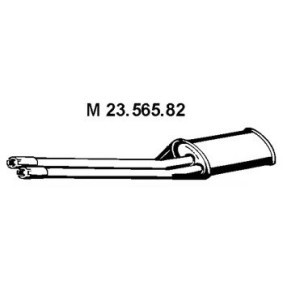 Mittelschalldämpfer 23.565.82 von EBERSPÄCHER günstig für 181,08 € online kaufen