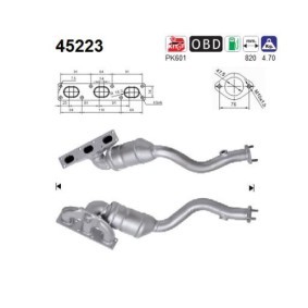 Katalysator 45223 von AS günstig für 384,60 € online kaufen