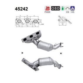 Katalysator 45242 von AS günstig für 313,52 € online kaufen