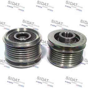 Compre Roda livre do alternador da SIDAT 455068 a um preço baixo por 66,41 €