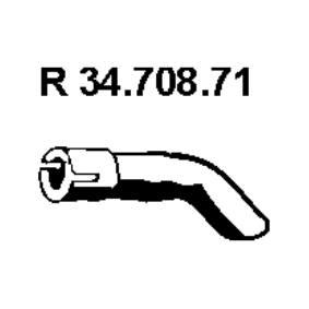 Abgasrohr 34.708.71 von EBERSPÄCHER günstig für 16,22 € online kaufen