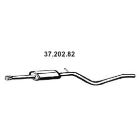 Comprar Silenciador intermedio de EBERSPÄCHER 37.202.82 a bajo precio de 80,80 €