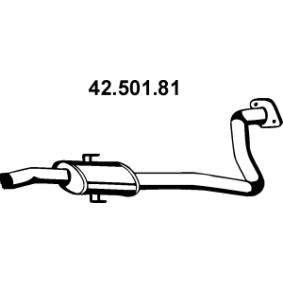 Achetez des Silencieux intermédiaire EBERSPÄCHER 42.501.81 à prix pour 203,41 €