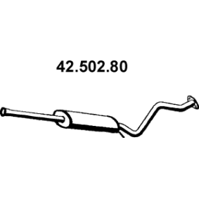 Achetez des Silencieux intermédiaire EBERSPÄCHER 42.502.80 à prix pour 287,65 €