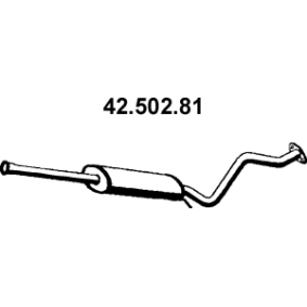 Achetez des Silencieux intermédiaire EBERSPÄCHER 42.502.81 à prix pour 287,65 €