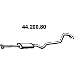 Mittelschalldämpfer 44.200.80 von EBERSPÄCHER günstig für 100,53 € online kaufen