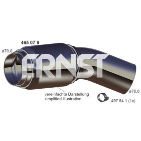 Reparaturrohr, Katalysator 465076 von ERNST günstig für 69,45 € online kaufen